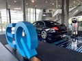 The Mercedes-Benz hybrid car E300e with electric and combustion engine as part of the EQ Power line is presented in the