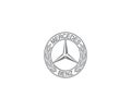 Mercedes benz logo editorial illustrative on white background Royalty Free Stock Photo