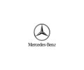 Mercedes benz logo editorial illustrative on white background Royalty Free Stock Photo