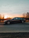 Mercedes-Benz Maybach at sunset