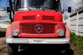 Mercedes-Benz old red truck Royalty Free Stock Photo