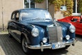 Mercedes Benz oldtimer car in Kettwig. Royalty Free Stock Photo