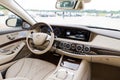 Mercedes-Benz S-Class 2013 Model Drive Bay Royalty Free Stock Photo