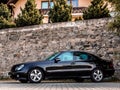 Mercedes Benz Sedan, deutch car, Xenon lights, Legend vehicle Royalty Free Stock Photo