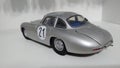 Mercedes Benz 300 SL  21 24H of LeMans silver arrow racer - legend racing cars Royalty Free Stock Photo