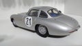 Mercedes Benz 300 SL 21 24H of LeMans silver arrow racer - legend racing cars