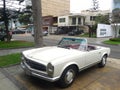 Mercedes-Benz 230SL with red leather in Lima Royalty Free Stock Photo