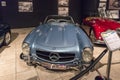 Mercedes-Benz 300SL Roadster 1957 at the exhibition in the King Abdullah II car museum in Amman, the capital of Jordan Royalty Free Stock Photo