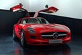 63rd IAA International Motor Show Frankfurt 2009 - Mercedes-Benz SLS AMG Royalty Free Stock Photo