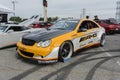 Mercedes Benz sport coupe on display Royalty Free Stock Photo