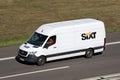 Mercedes-Benz Sprinter of Sixt on motorway.