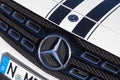 Mercedes-Benz symbol on a car Royalty Free Stock Photo