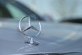 Mercedes-Benz symbol on a car Royalty Free Stock Photo