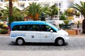 The Mercedes-Benz Viano minivan serves as a taxi Royalty Free Stock Photo