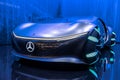 Mercedes-Benz Vision AVTR intuitive smart concept car, reading your mind while driving, showcased at the IAA Mobility 2021 motor