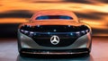 Mercedes Benz Vision EQS luxury electric concept car