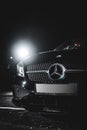 Mercedes A200d engineered by AMG night front end