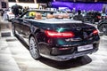 Mercedes E220d cabriolet at Brussels Motor Show, Fifth generation, A238, E-Class cabrio car produced by Mercedes-Benz Royalty Free Stock Photo