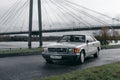 Mercedes 560 SEC C126 and the bridge