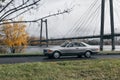 Mercedes 560 SEC C126 and the bridge