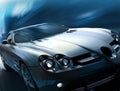 Mercedes SLR Racer Royalty Free Stock Photo