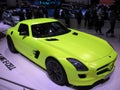 Mercedes SLS AMG E-cell Royalty Free Stock Photo