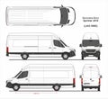 Mercedes Sprinter Cargo Van L4H3 RWD 2018