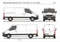 Mercedes Sprinter MWB Low Roof Cargo Van L2H1 2017