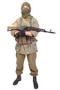 Mercenary with AK 47