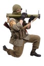 Mercenary with anti-tank rocket launcher - RPG