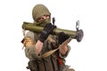 Mercenary with anti-tank rocket launcher - RPG