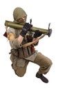 Mercenary with anti-tank rocket launcher - RPG