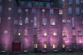 Mercer Museum in Doylestown at night