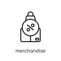 Merchandise icon from Ecommerce collection.