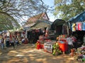 Merchandise Market near Angkor Wat, Cambodia Royalty Free Stock Photo