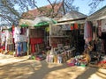 Merchandise Market near Angkor Wat, Cambodia Royalty Free Stock Photo