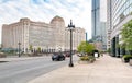 Merchandise Mart, is a commercial building located in the downtown of Chicago Royalty Free Stock Photo