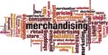 Merchandising word cloud