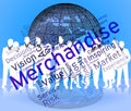 Merchantise Words Indicates Vending Vend And Sold