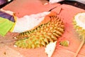 cutting durian