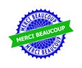 MERCI BEAUCOUP Bicolor Clean Rosette Template for Stamp Seals