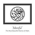 Merciful, Al-Rahman The Most Beautiful Name of Allah or Names of God