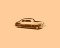 1949 mercury caupÃ© logo vector. Royalty Free Stock Photo