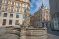 Mercury Fountain - Olomouc, Czech Republic Royalty Free Stock Photo