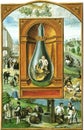 Alchemical illustration of trismosin taken from splendor solis