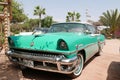 Mercury Montclair coupe green and white in Lima Royalty Free Stock Photo
