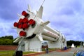 Mercury-Redstone rocket on display at Kennedy Space Centre Royalty Free Stock Photo