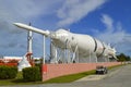 Mercury-Redstone rocket on display at Kennedy Space Centre Florida Royalty Free Stock Photo