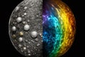 Mercury retrograde. The planet Mercury in outer space