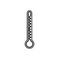 mercury thermometer sign icon. Element of Weather for mobile concept and web apps icon. Outline, thin line icon for website design Royalty Free Stock Photo